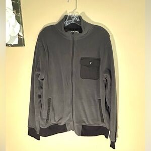 Old Navy Men's Zip Fleece Jacket Size Large